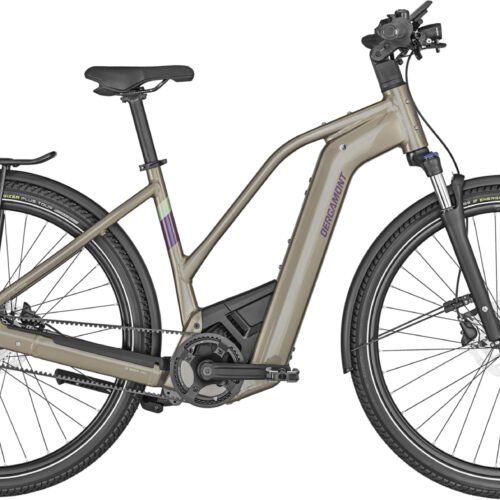 Bergamont E-Horizon Elite 7 Belt Lady shiny taupe brown