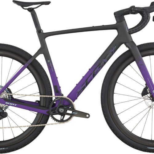 Scott Addict Gravel 20 carbon black/indigo purple