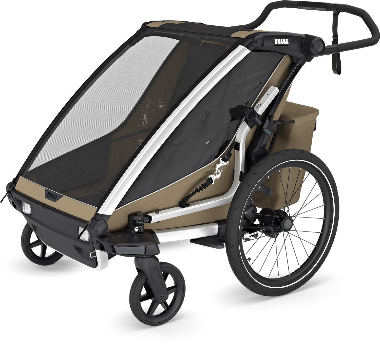 Thule Chariot Cross 2 Double faded khaki – Bild 4